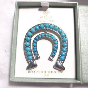 NIB Atterri Horseshoe Brooch